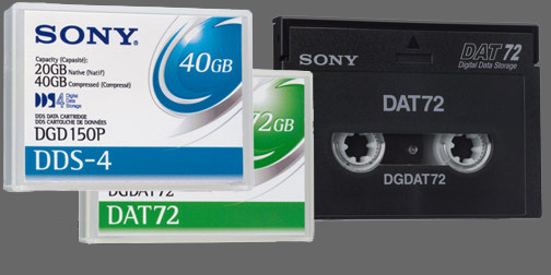 DDS and DAT tapes