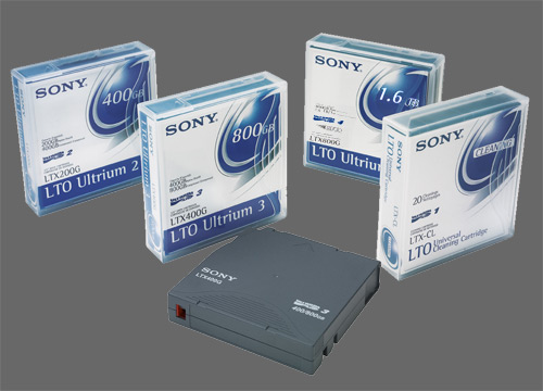 LTO/Ultrium Family of Tapes from 200gb to 1.6 terabytes Sony has you covered