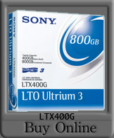 LTO3 800GB Ultrium Sony Media